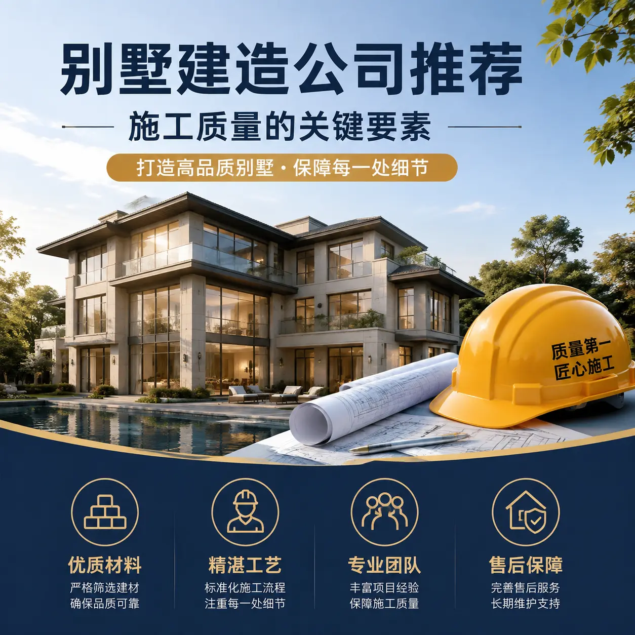 别墅建造公司推荐： 贵阳 施工质量的关键要素