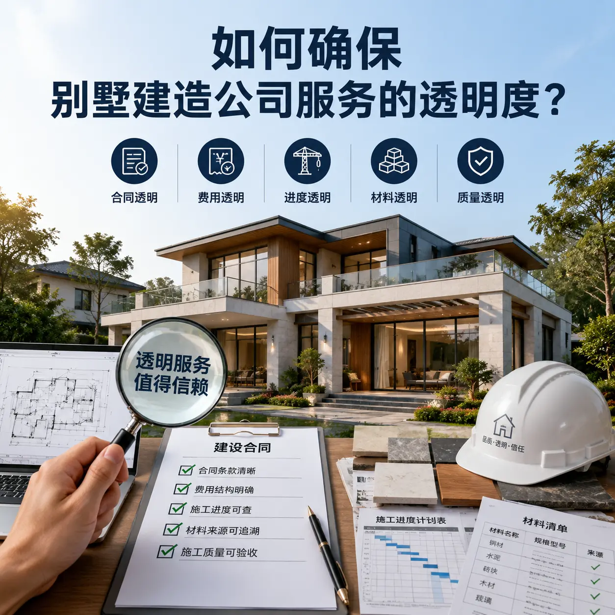 在 贵阳 如何确保别墅建造公司服务的透明度？