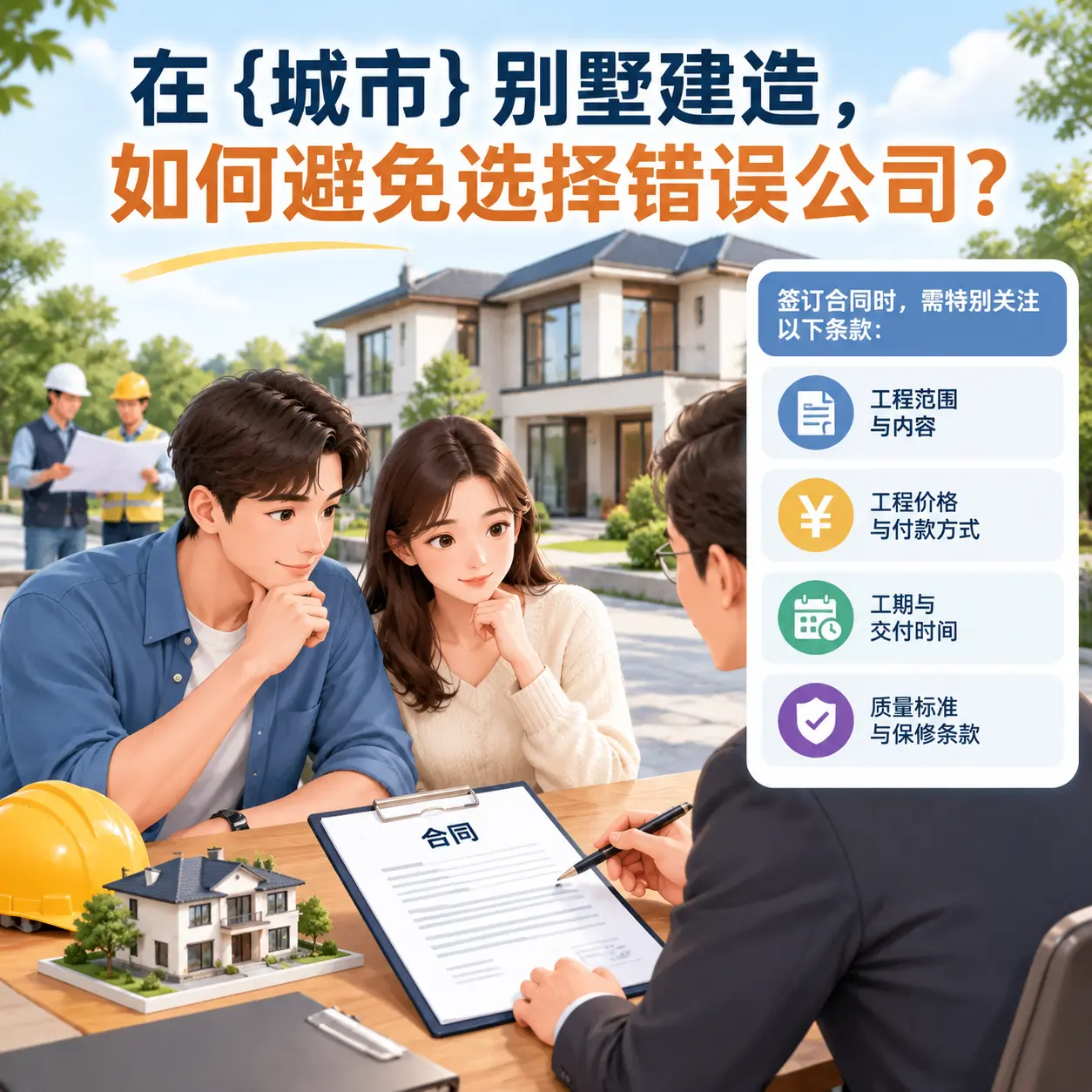 在 贵阳 别墅建造，如何避免选择错误公司？