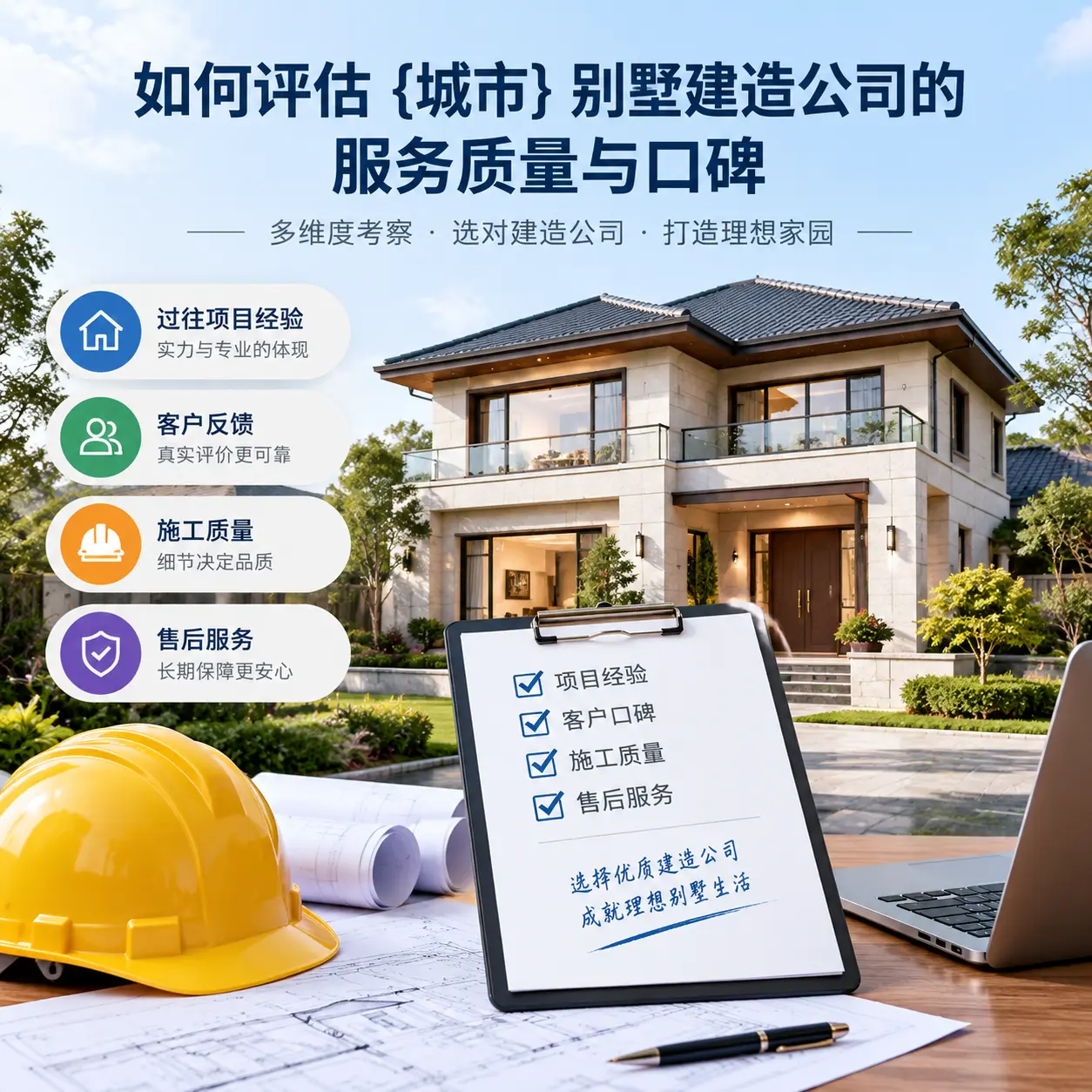 如何评估 贵阳 别墅建造公司的服务质量与口碑