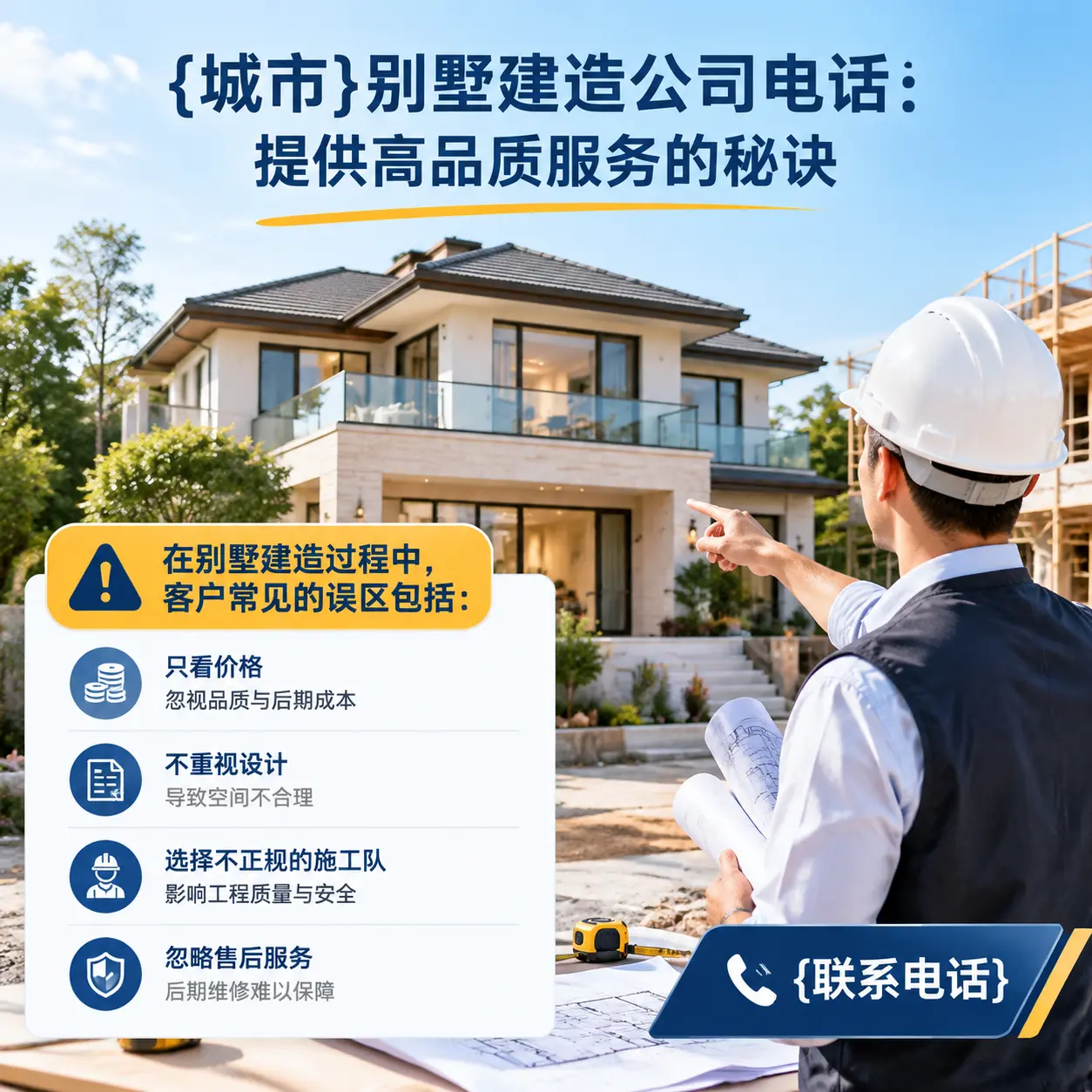 贵阳别墅建造公司电话：提供高品质服务的秘诀