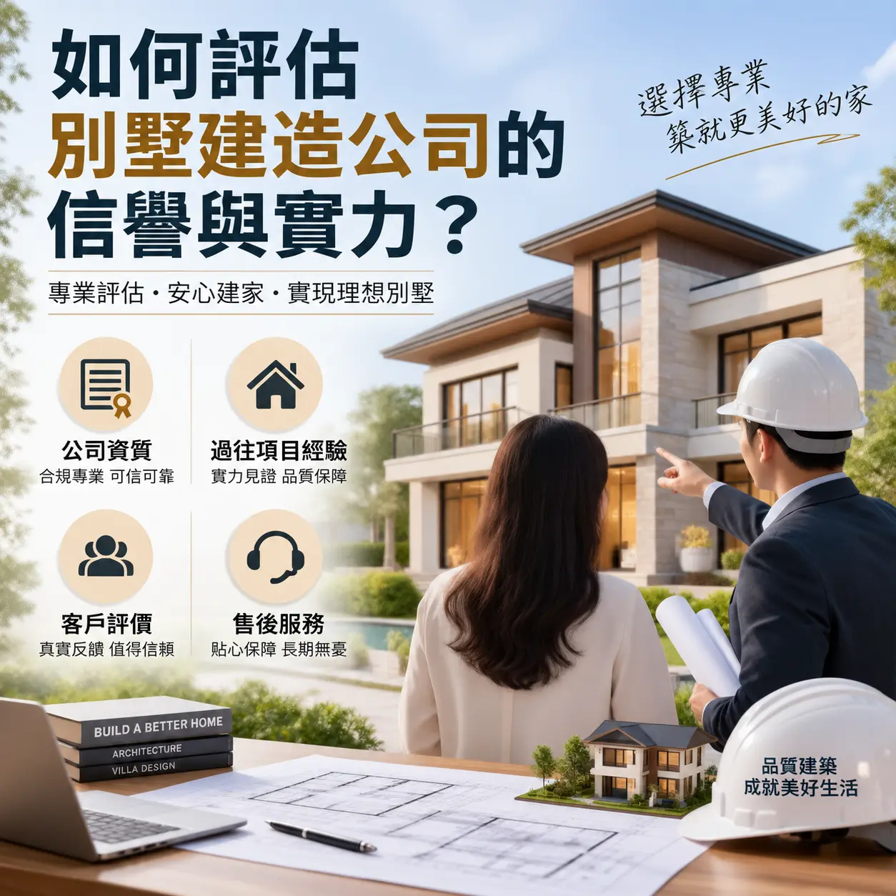 如何评估 贵阳 别墅建造公司的信誉与实力？