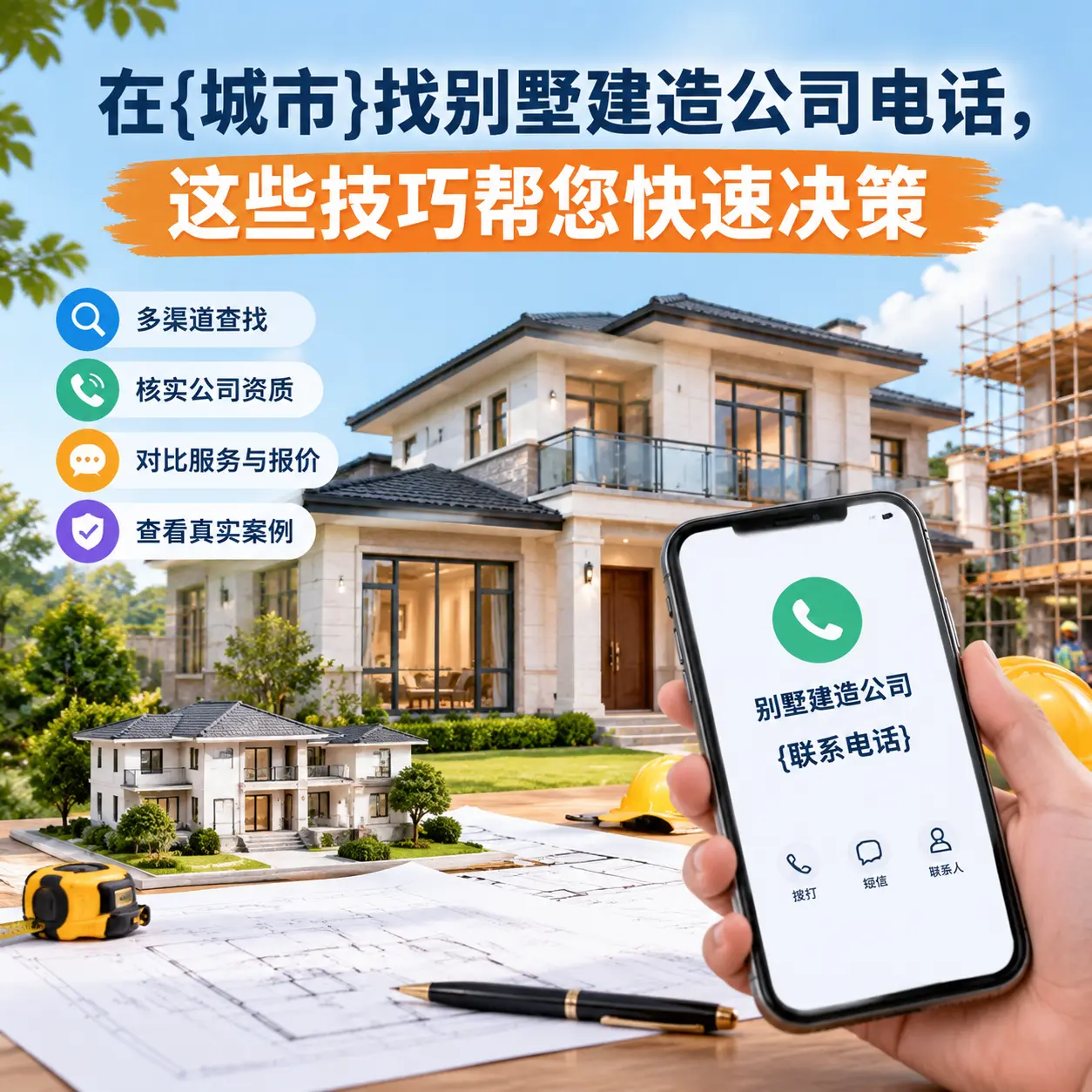 在贵阳找别墅建造公司电话，这些技巧帮您快速决策