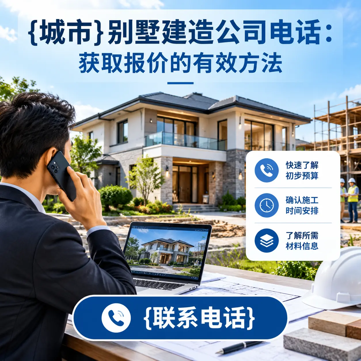 贵阳别墅建造公司电话:获取报价的有效方法